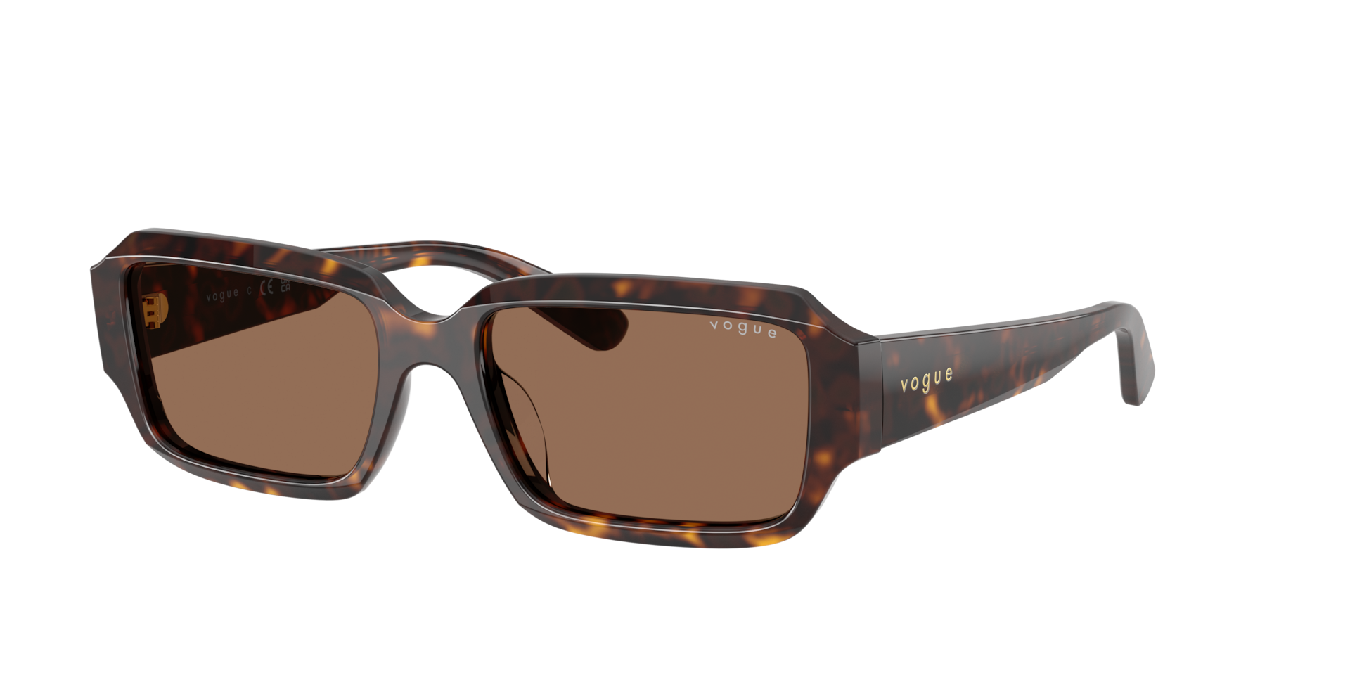 Vogue Eyewear Brown Vo5693su W65673 Woman Sunglasses Acetate Squared Normal - Image 2