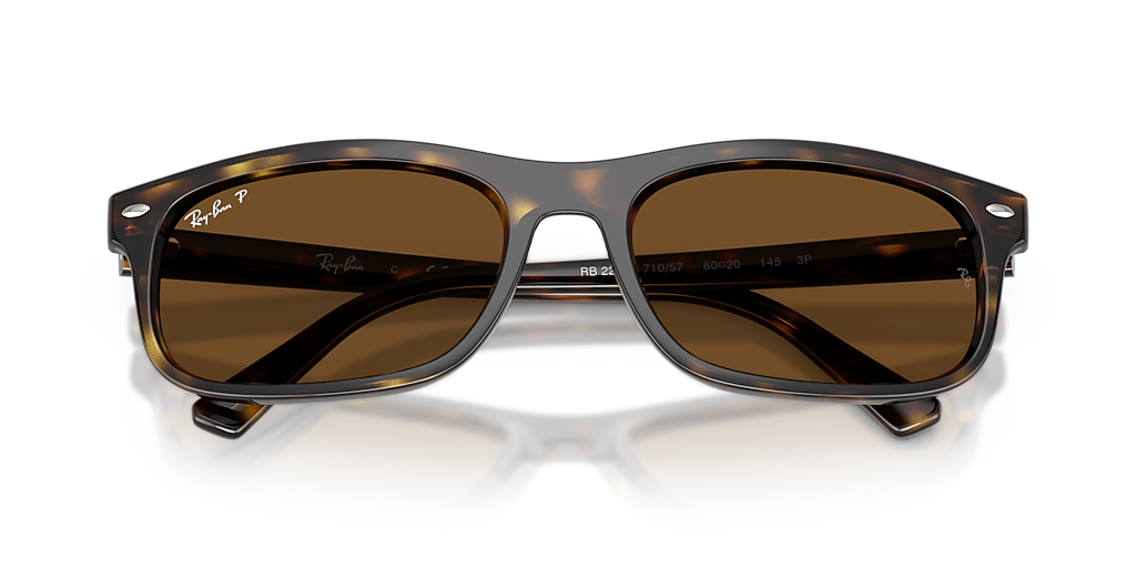 Ray-Ban ブラウン・トータス ファッションメガネ Ray-Ban RB2224 XL (57 - 20) with Brown lenses and Tortoise frame
