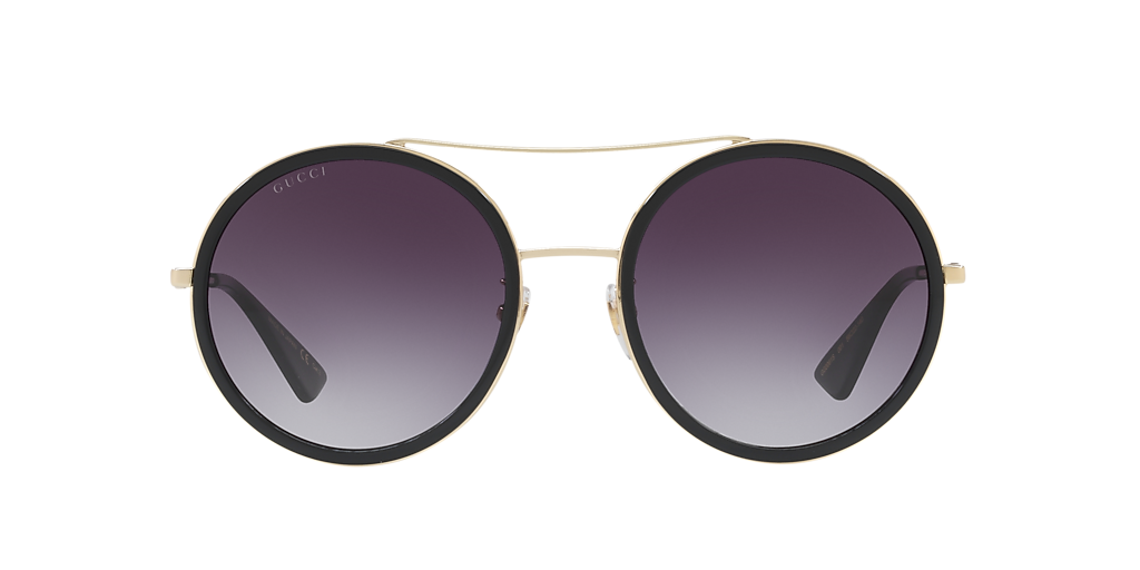 Gucci GG0061S XXS (56 - 22) with Grey lenses and Gold frame