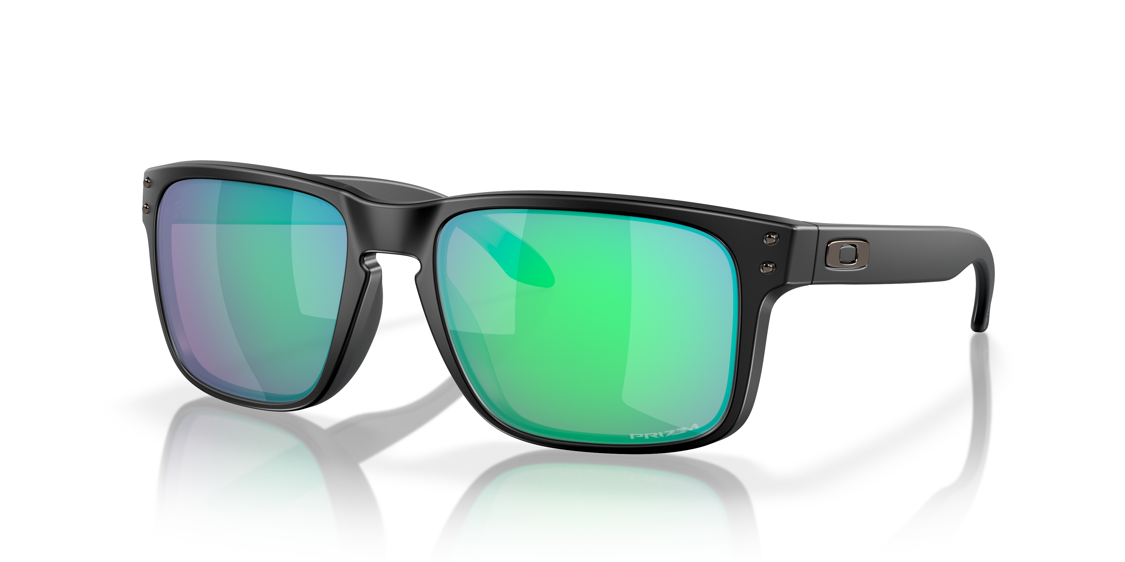 Oakley Holbrook™ (Low Bridge Fit) L (56 - 17) with Green lenses