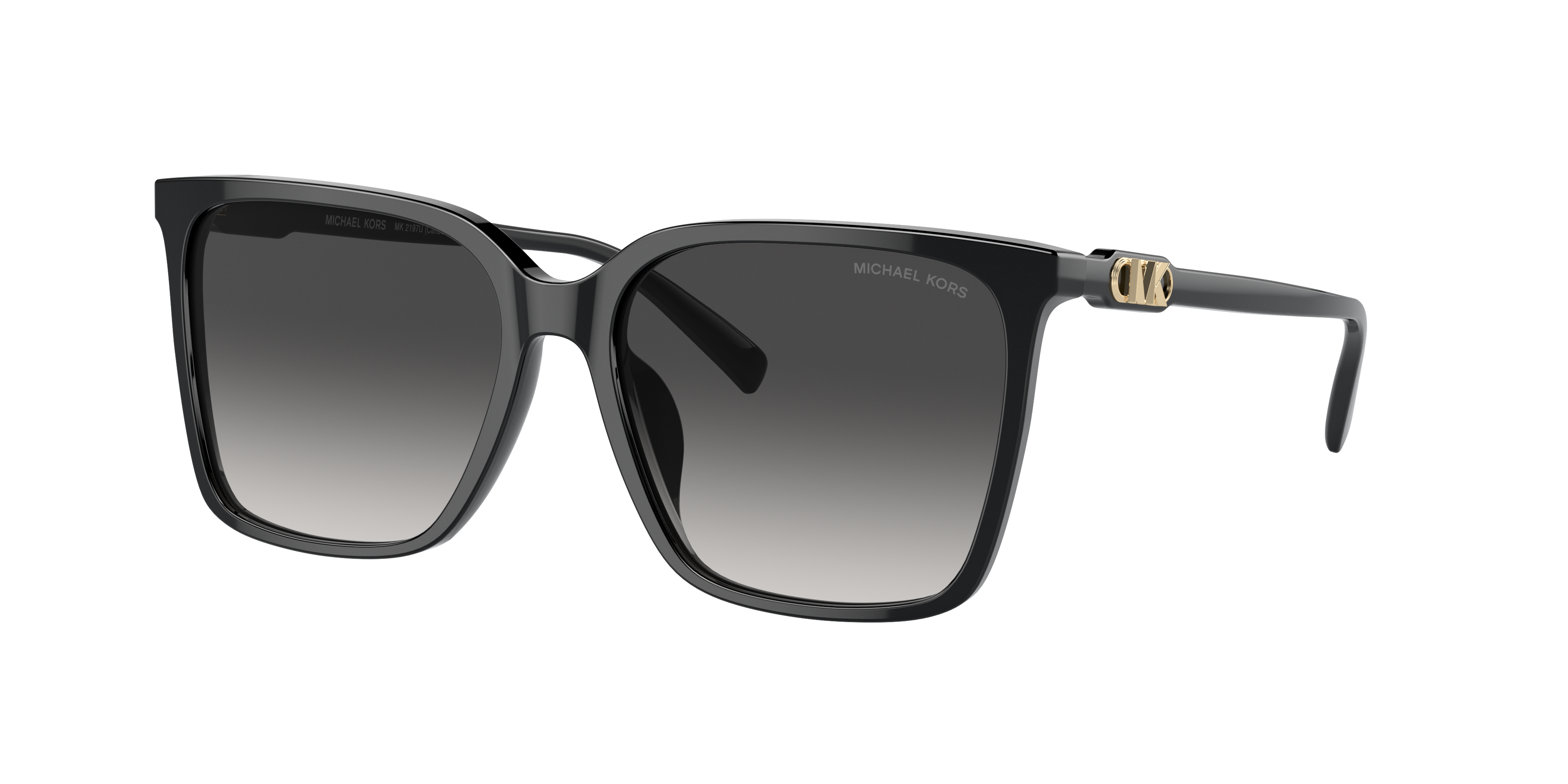 Michael Kors Woman Sunglass Canberra -  Frame color: Black, Lens color: Dark Grey Gradient