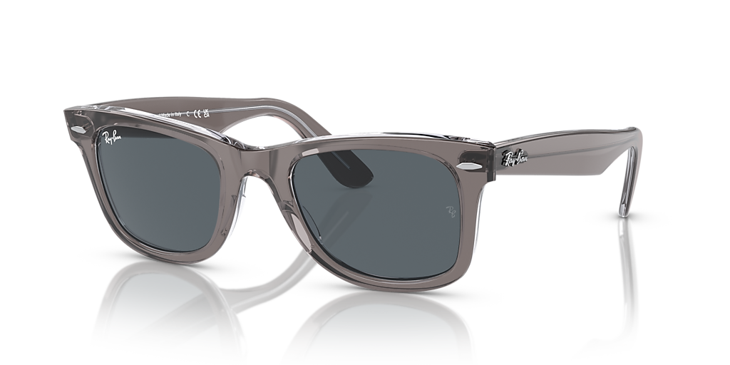 Ray-Ban Original Wayfarer Classic L (50 - 22) with Blue lenses and