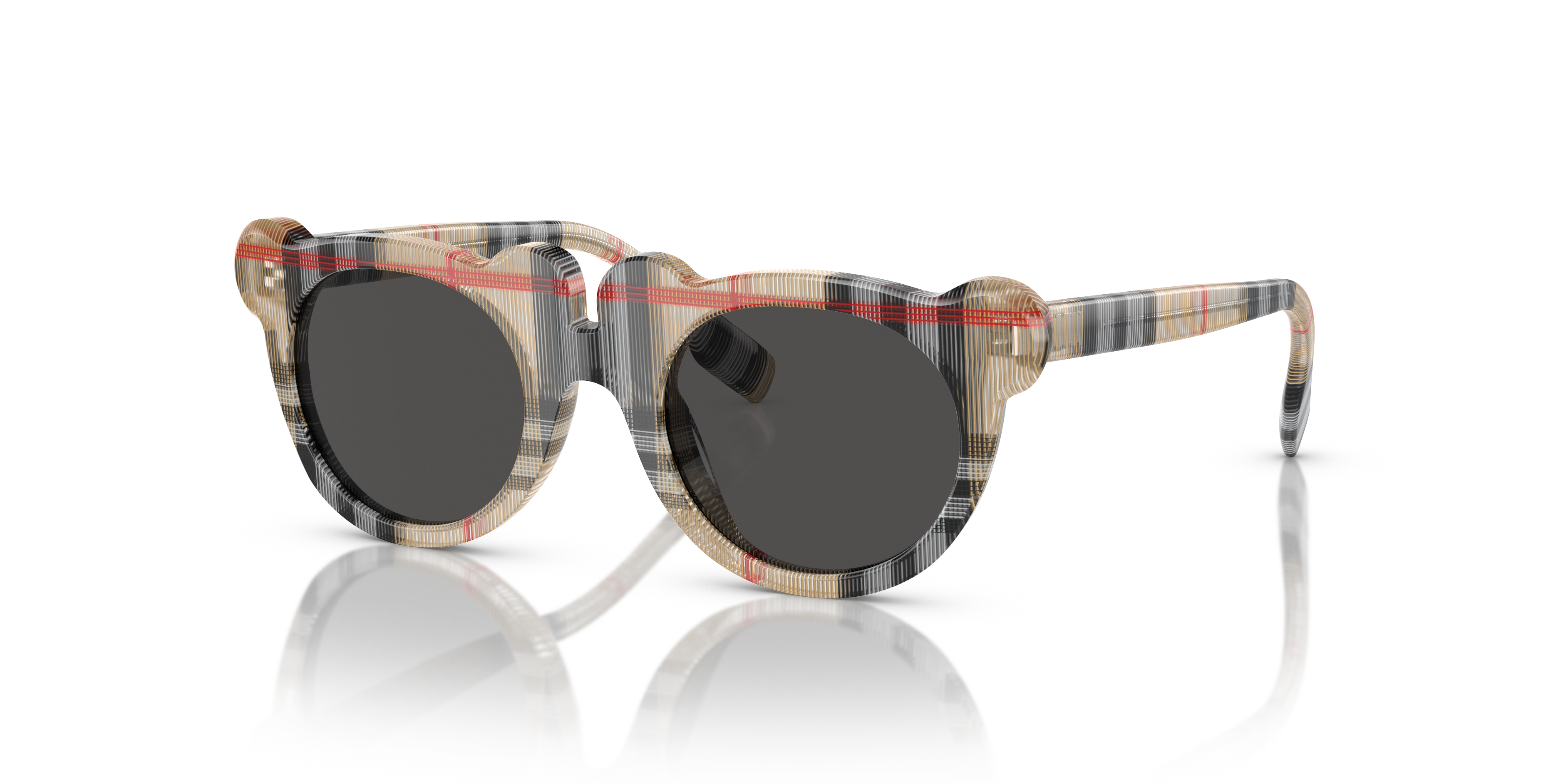 Burberry JB4355 Kids XS (43 - 20) with Grey lenses and Brown frame