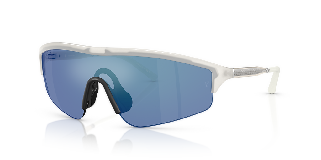 Oliver Peoples R-7 L (0 - 136) with Blue lenses and White frame