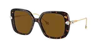 Swarovski SK7029 XL (58 - 19) with Green lenses and Gold frame