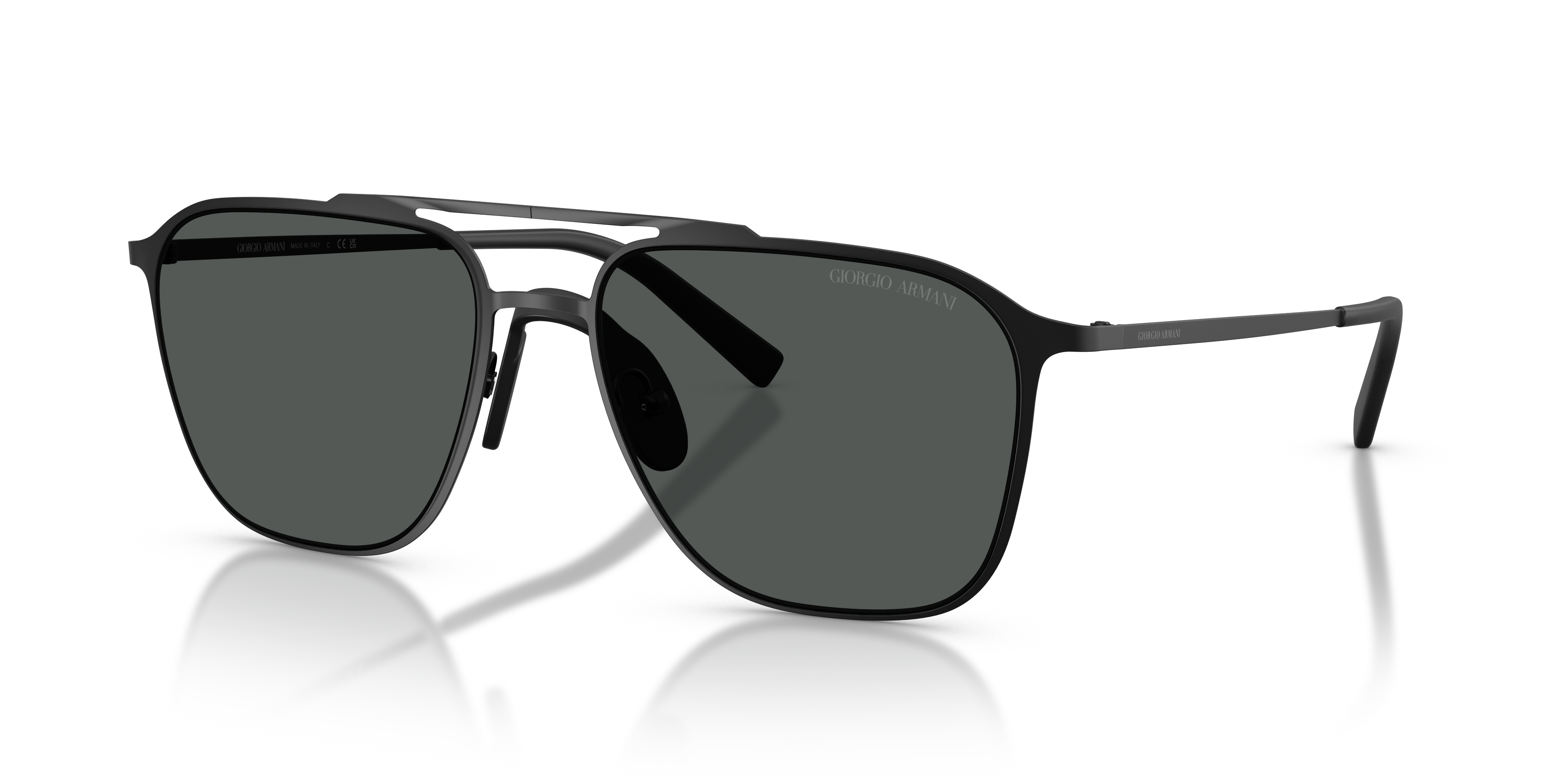 Giorgio Armani AR6110 XXL (58 - 18) with Grey lenses and Black