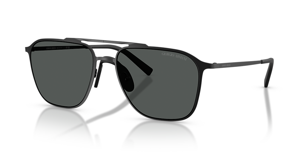 Giorgio Armani AR6110 XXL (58 - 18) with Grey lenses and Black