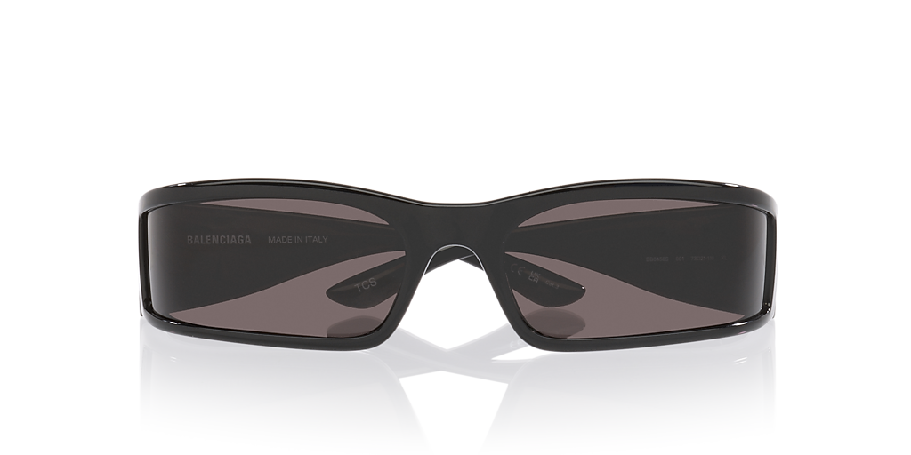 Balenciaga BB0458S XXL (73 - 173) with Grey lenses and Black frame