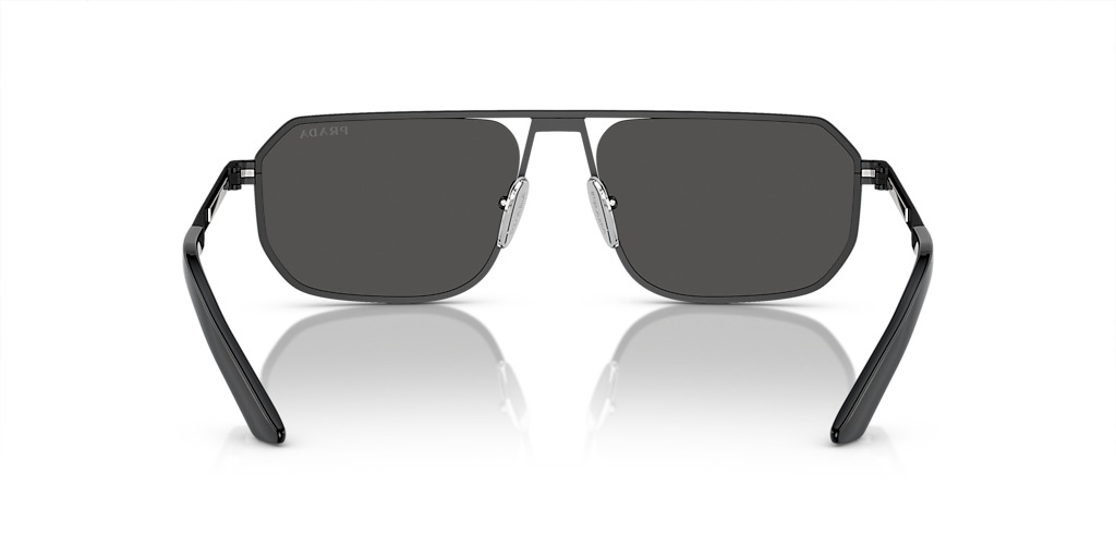 Prada PR A53S XXL (59 - 17) with Grey lenses and Black frame