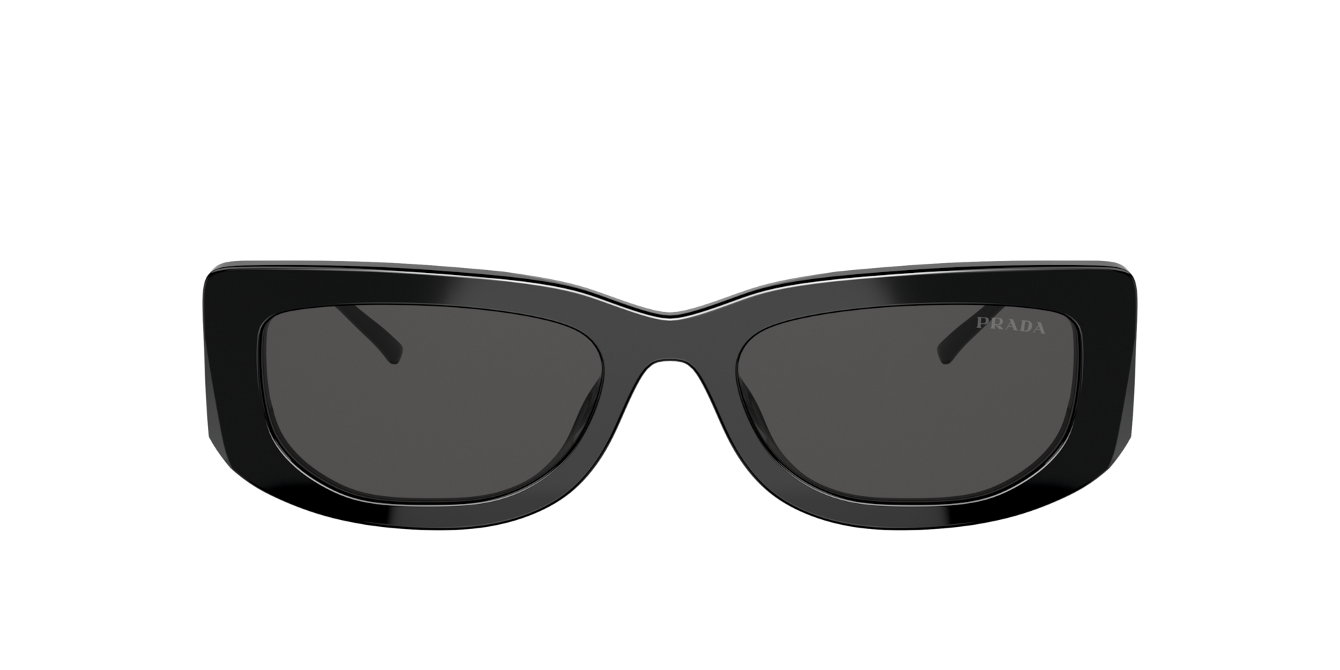 Prada PR 14YS L (53 - 19) with Grey lenses and Black frame