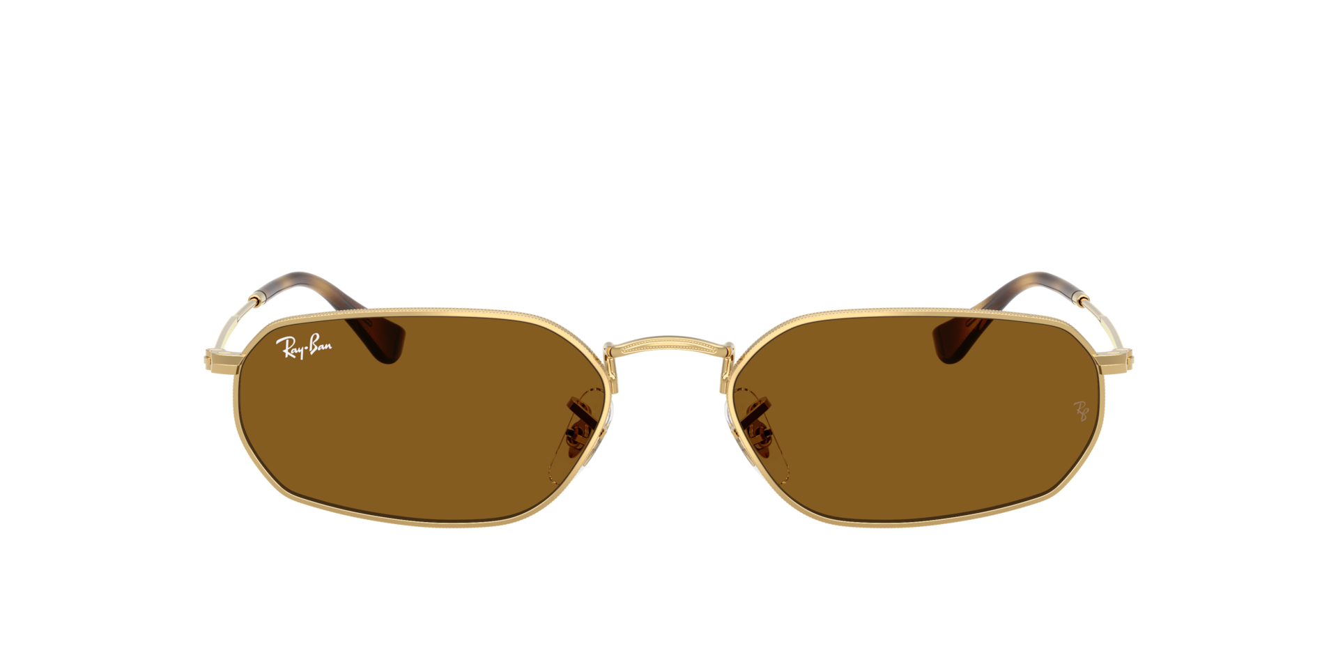 Ray-Ban RB3947 M (54 - 18) with Brown lenses and Gold frame