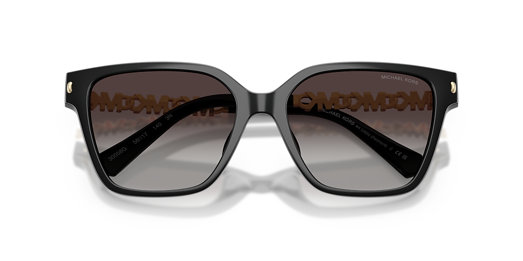 Michael Kors Piedmont L (56 - 17) with Grey lenses and Black frame
