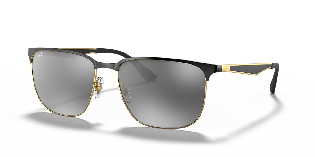 Ray-Ban RB3569 XL (59 - 17) with Grey lenses and Black frame