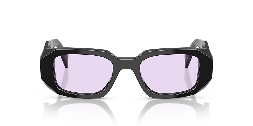 Prada PR 17WSF S (51 - 20) with Violet lenses and Black frame