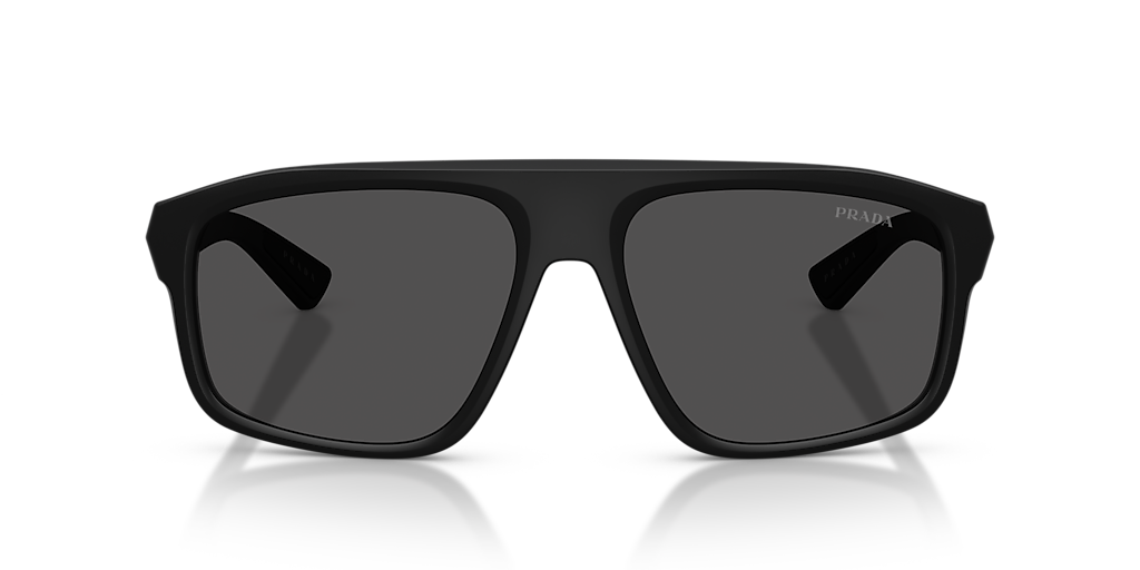 Prada Linea Rossa PS B02S XXL (59 - 17) with Grey lenses and Black