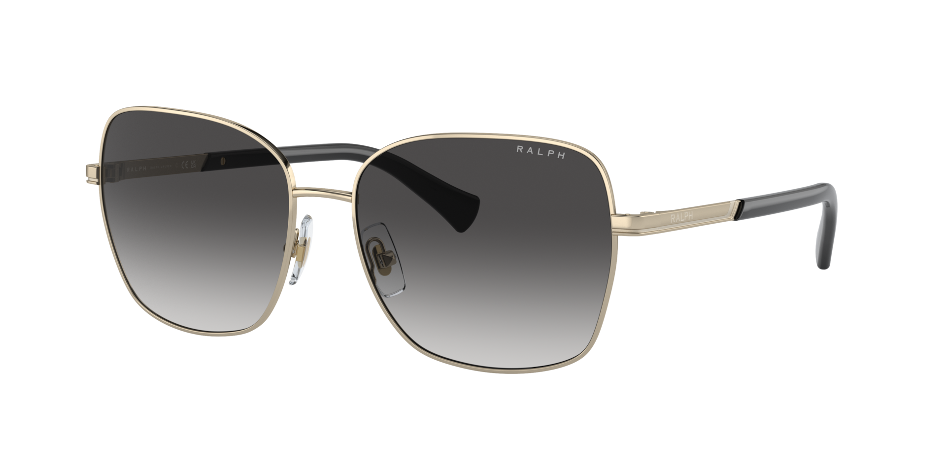 Ralph Woman Sunglass RA4141 - Frame color: Shiny Pale Gold, Lens color: Gradient Grey