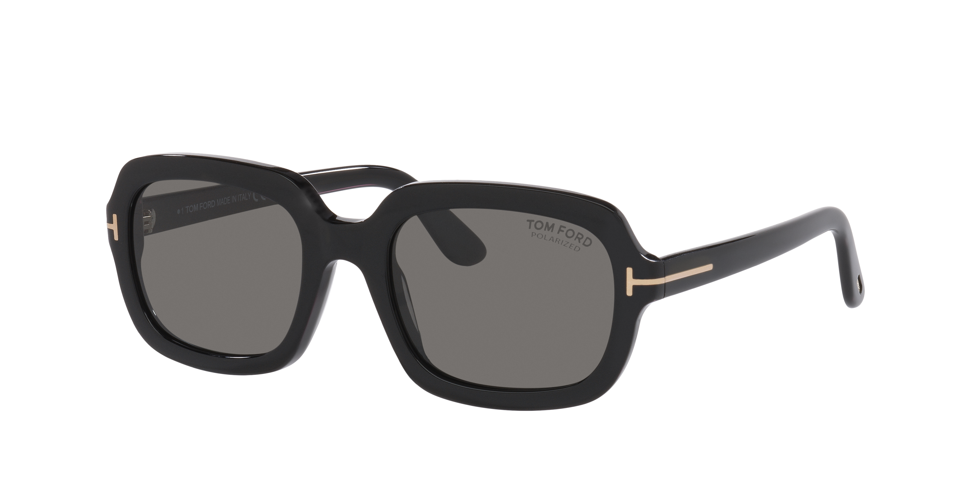 Tom Ford Lana-02 XXL (53 - 20) with Grey lenses and Black frame