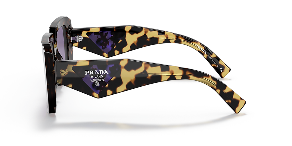Prada PR 23YS XS (51 - 19) com Lentes Violeta e Armação Tartaruga