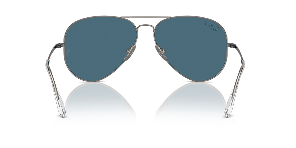 Ray-Ban Aviator Titanium Polarized+ Lenses L (58 - 14) with Blue