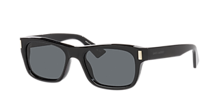 Saint Laurent SL 1 K L (59 - 13) with Brown lenses and Black frame