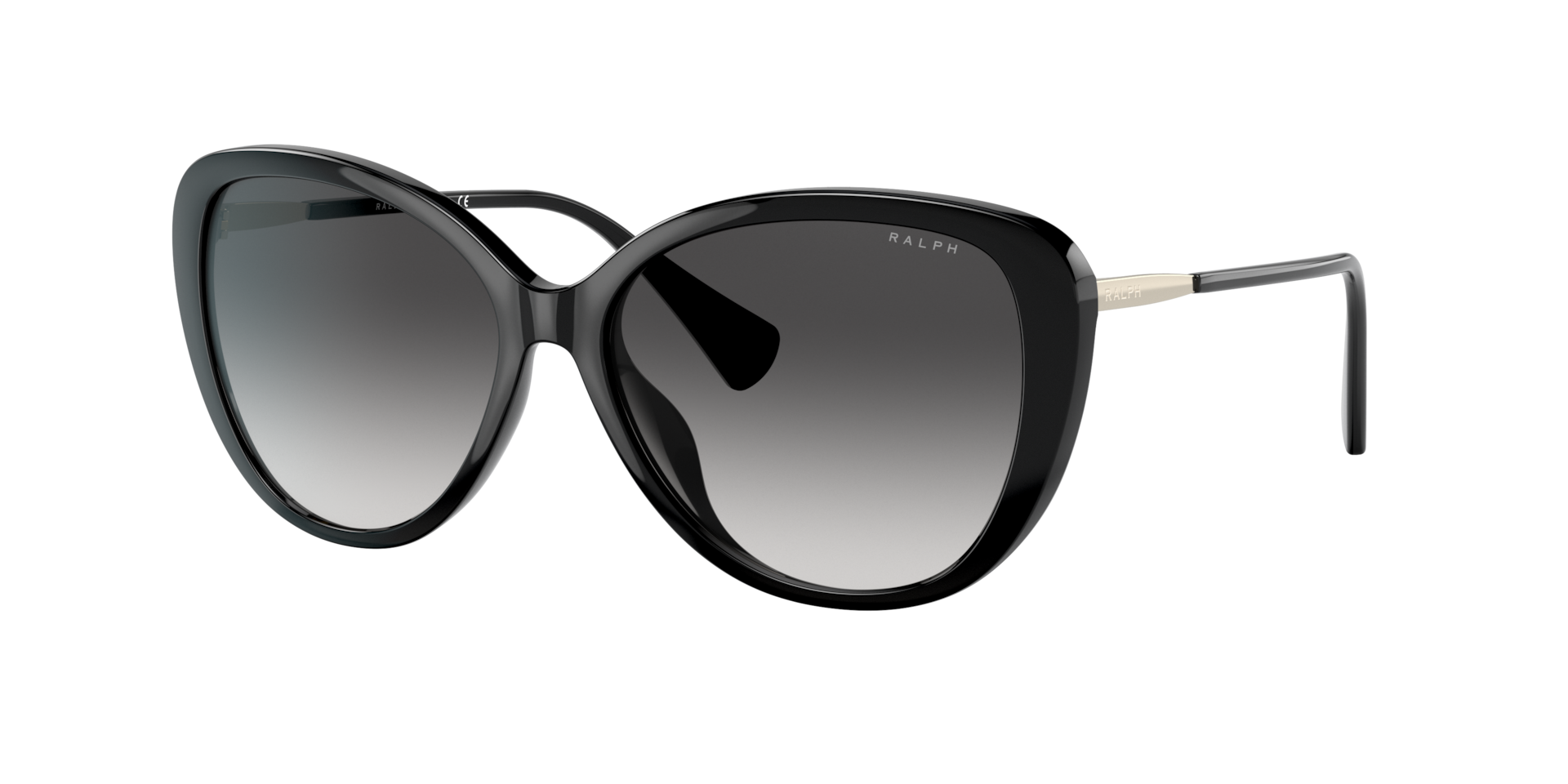 Ralph Woman Sunglass RA5288U -  Frame color: Shiny Black, Lens color: Gradient Grey