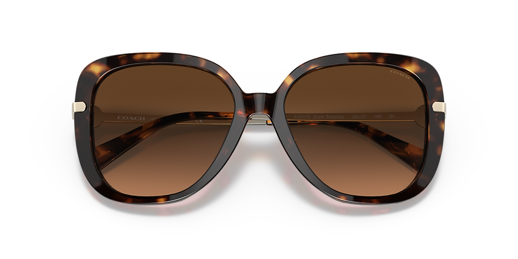 Coach C6180 XL (55 - 17) with Brown lenses and Tortoise frame