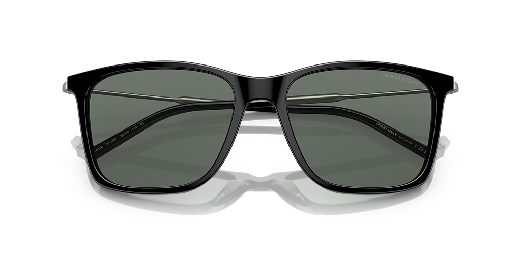 Giorgio Armani AR8176 XXL (57 - 18) with Grey lenses and Black