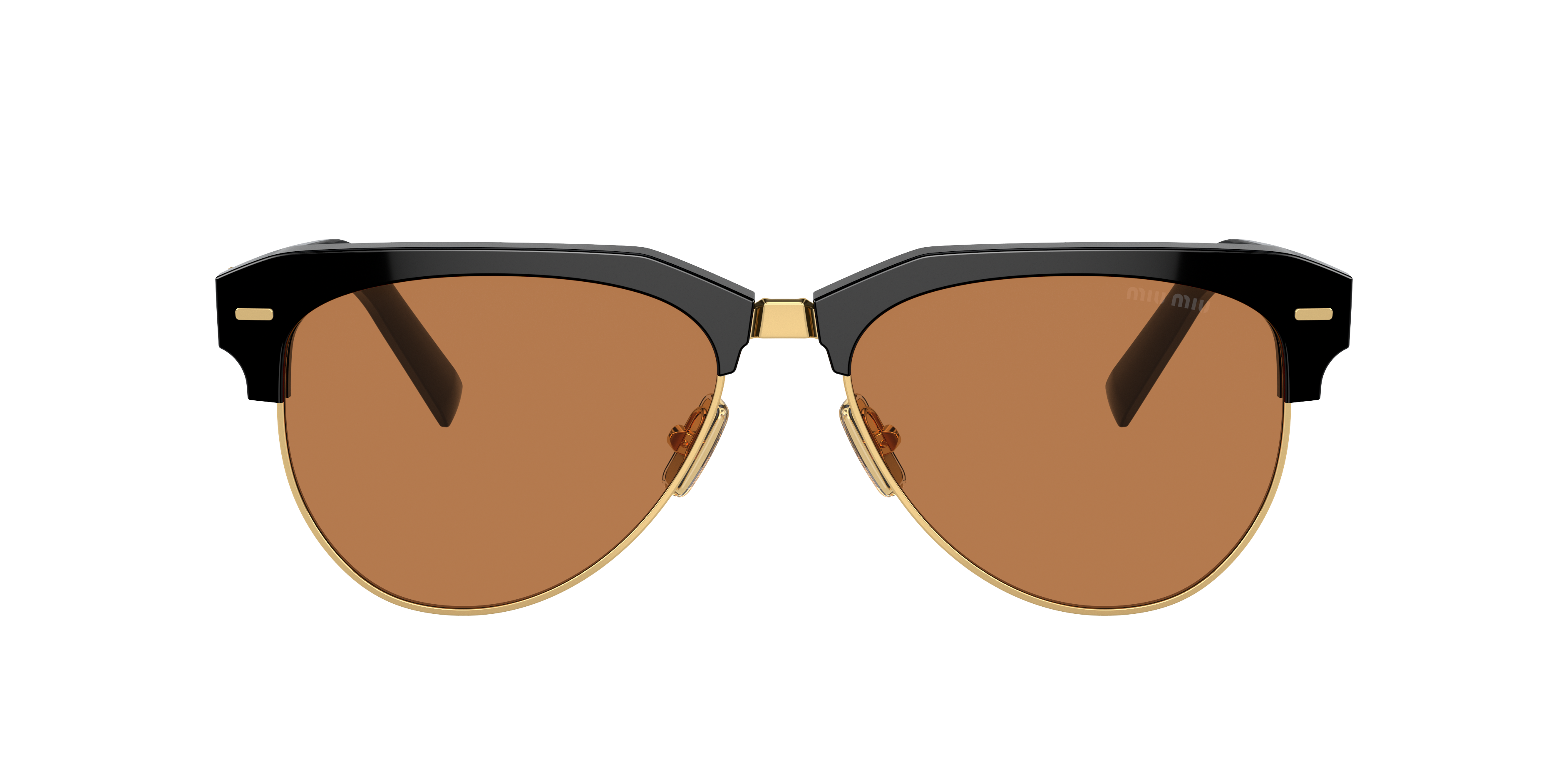 Miu Miu MU 09ZS L (57 - 16) with Brown lenses and Black frame