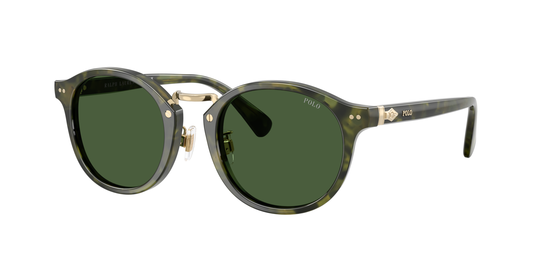 Polo Ralph Lauren Homme Sunglass PH4230 - Couleur du Monture: Havana vert brillant, Couleur de Lentille: Vert bouteille
