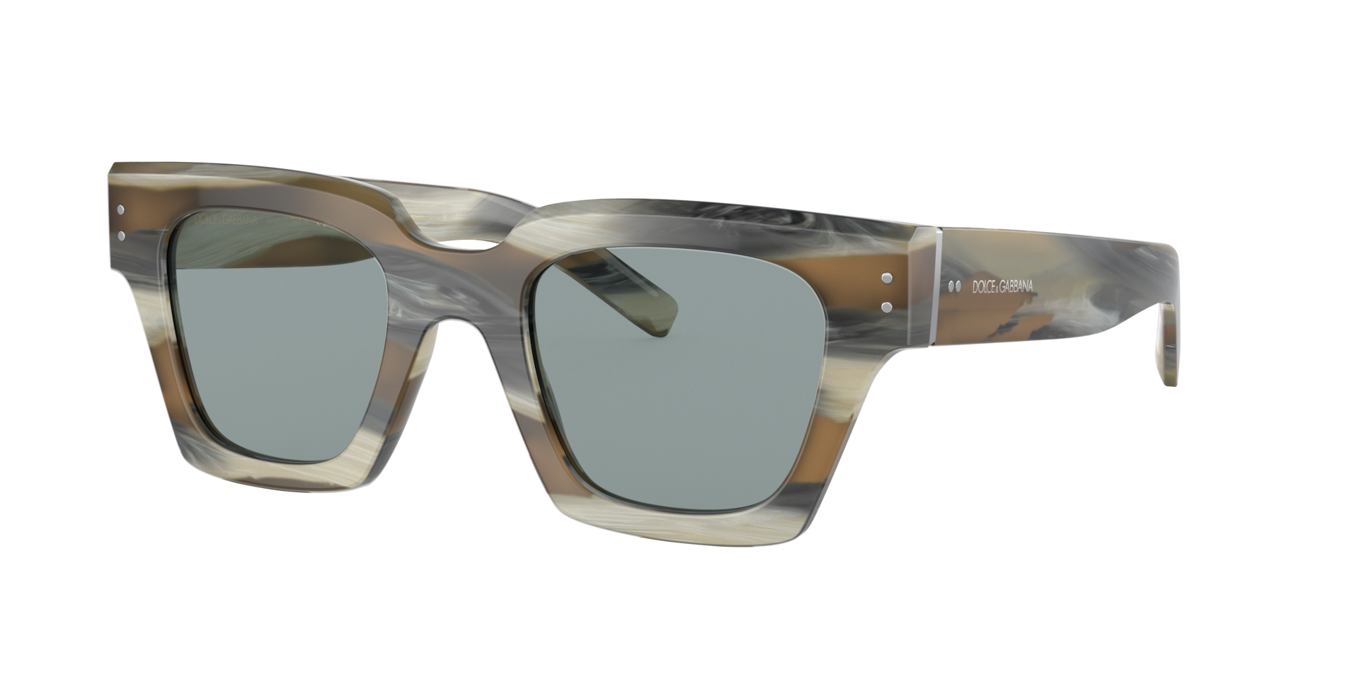 DolceGabbana Homme Sunglass DG4413 - Couleur du Monture Corne Grise Couleur de Lentille Gris fonc 142 €