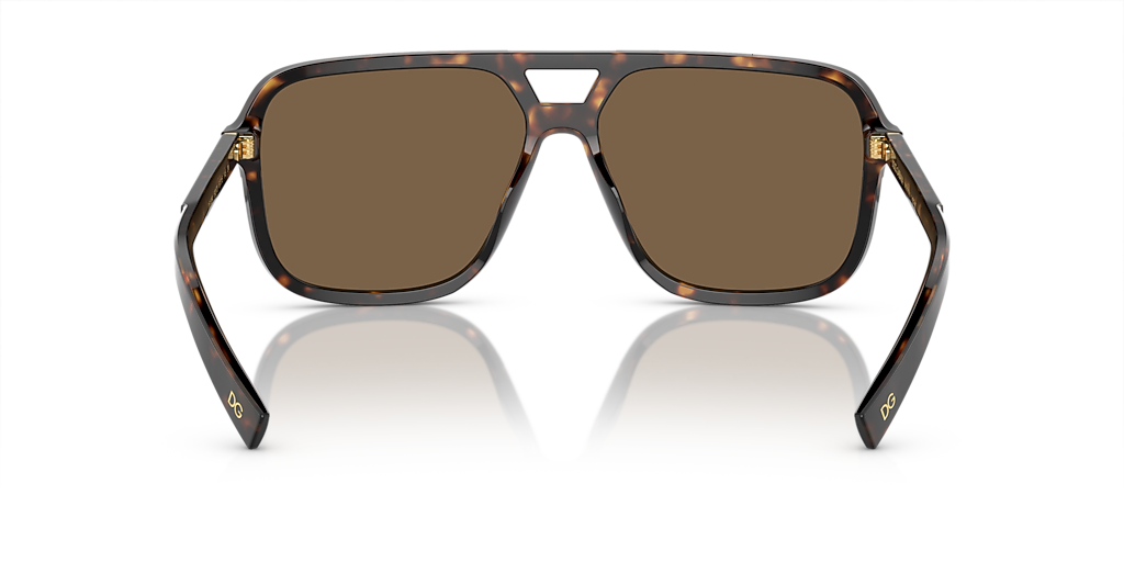 Dolce&Gabbana DG4354 M (58 - 15) com Lentes Marrom e Armação