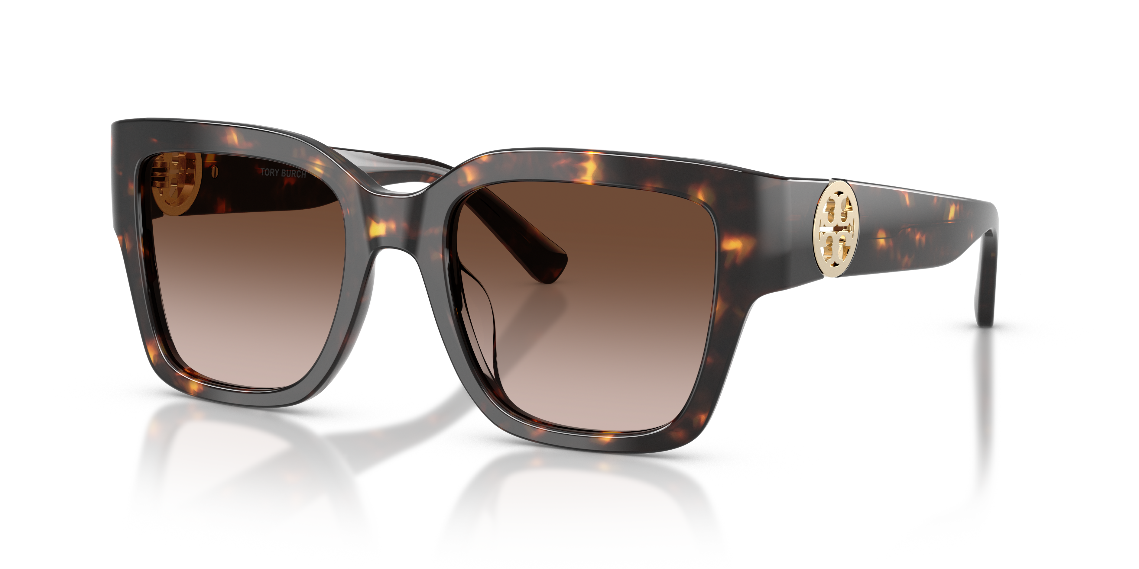 Tory Burch TY7228U M (52 - 20) with Brown lenses and Tortoise