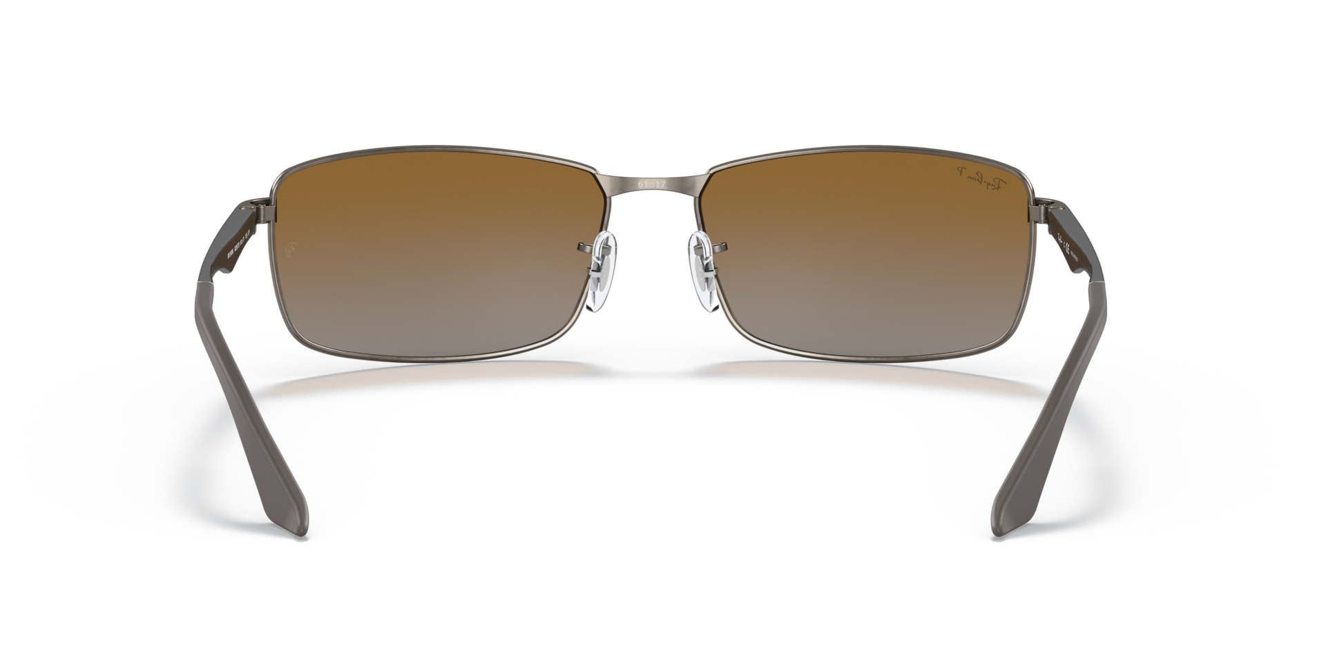 Ray-Ban RB3498 XXL (61 - 17) with Brown lenses and Grey frame