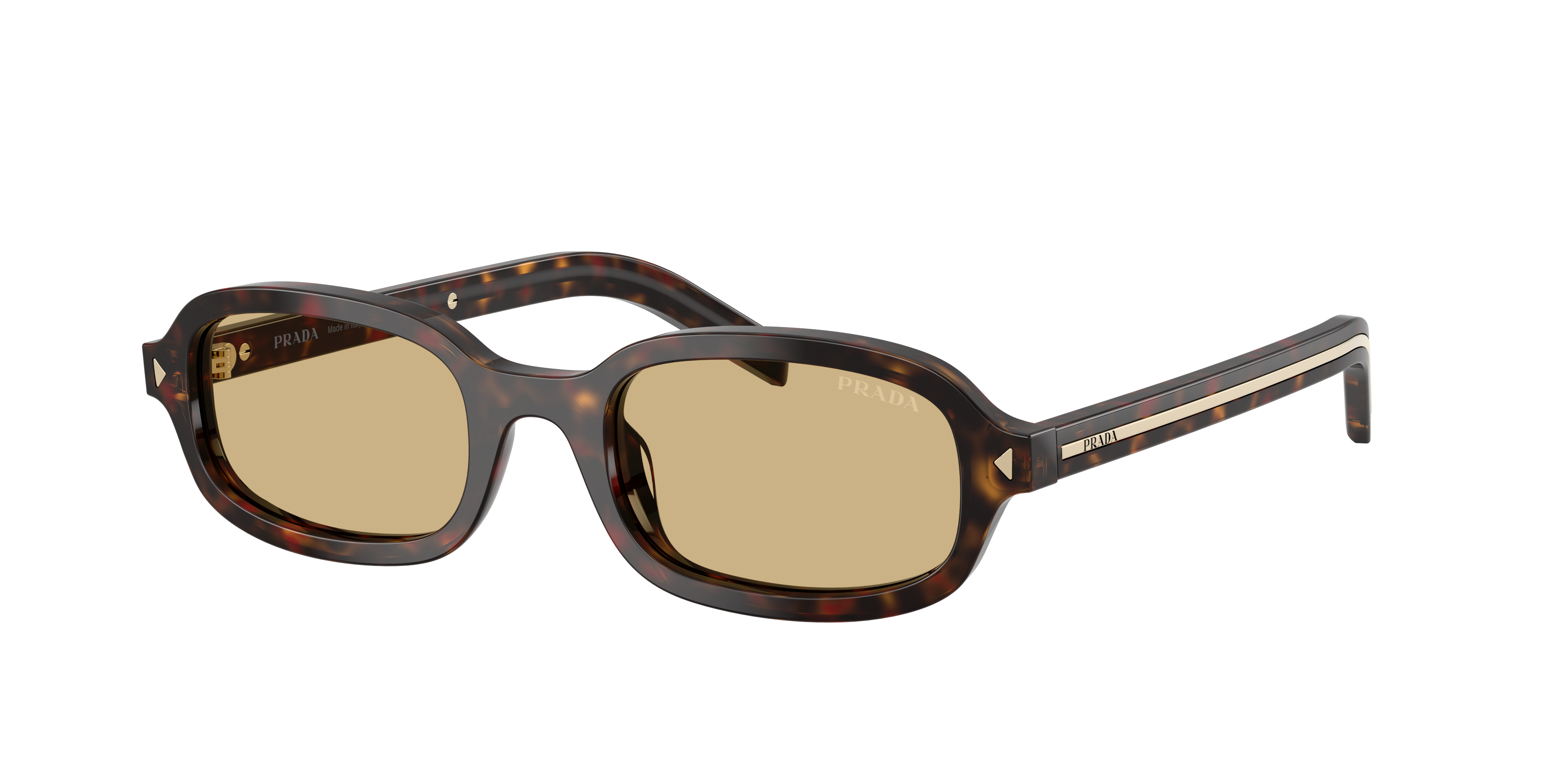 Prada PR D06S XS (50 - 20) with Brown lenses and Tortoise frame