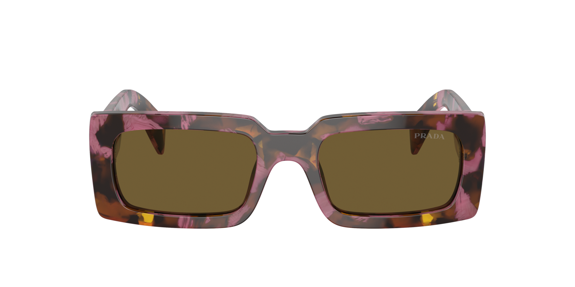 Prada PR A07S XS (52 - 20) with Brown lenses and Violet frame