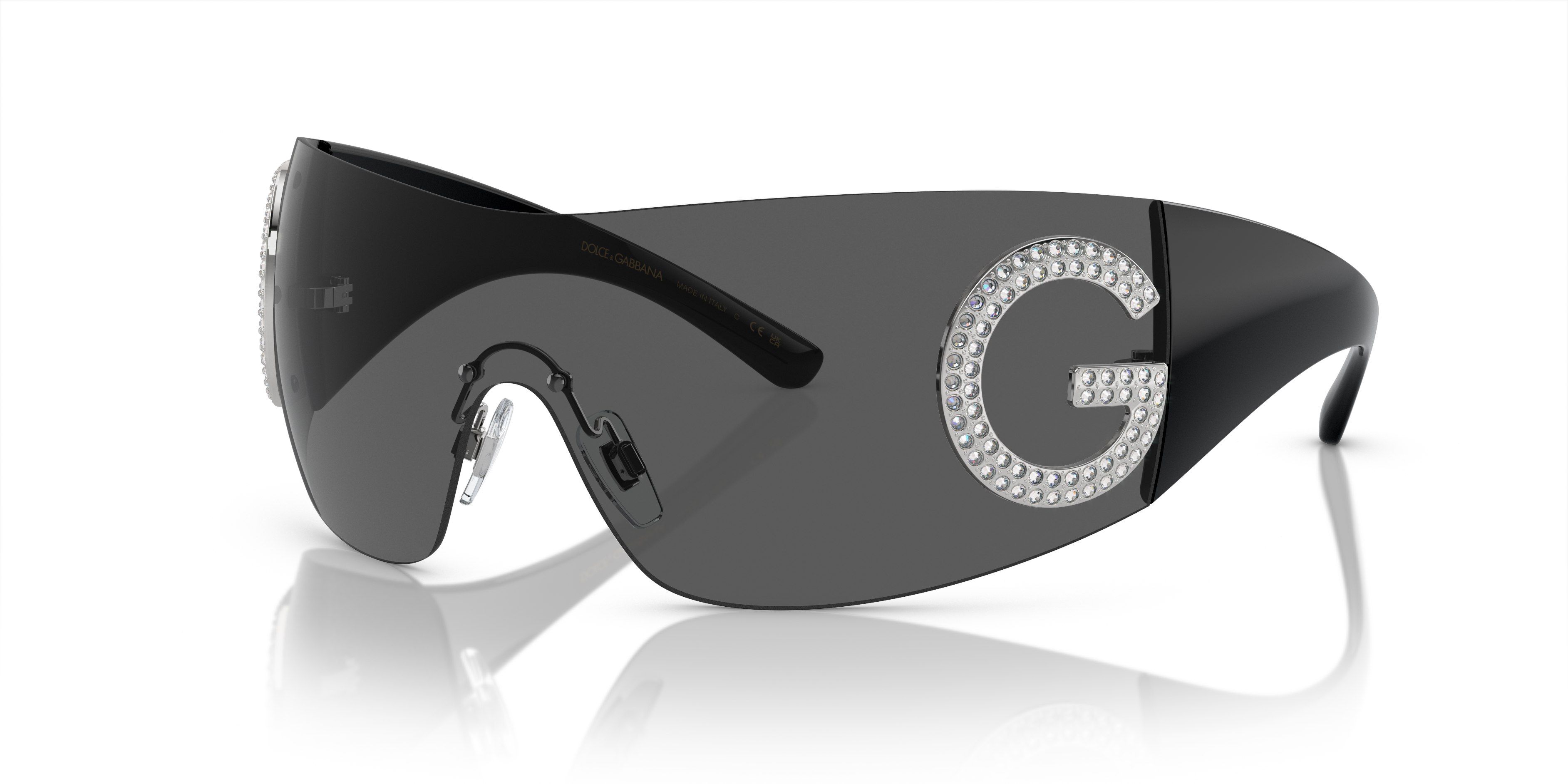 Dolce&Gabbana DG2298B S (0 - 140) with Grey lenses and Black frame