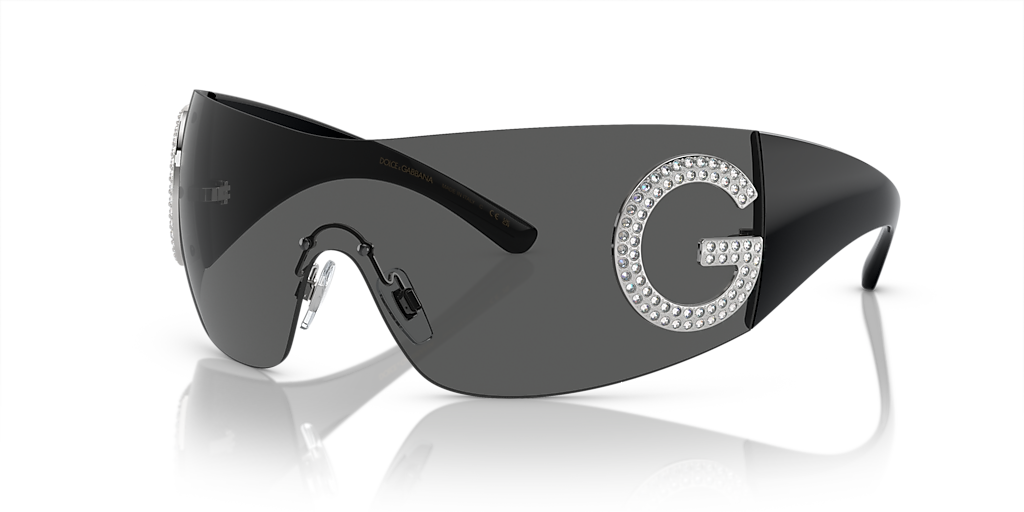 Dolce&Gabbana DG2298B S (0 - 140) with Grey lenses and Black frame