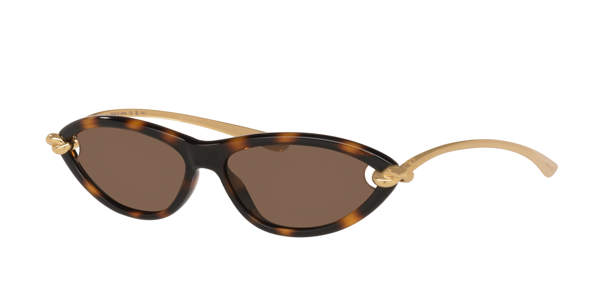 Bottega Veneta Femme Sunglass BV1390S - Couleur du Monture caille Couleur de Lentille Brun 520 €
