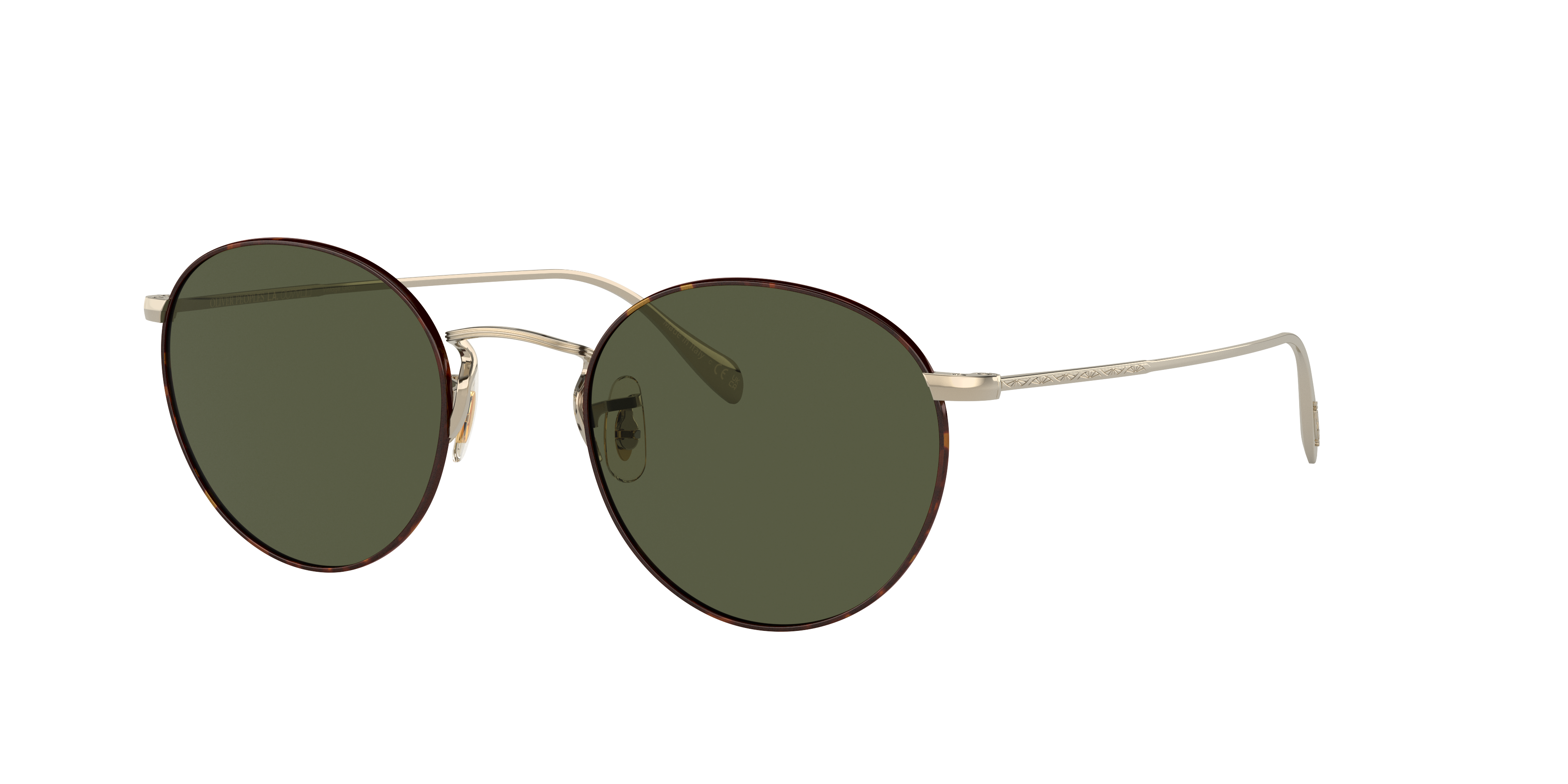 Oliver Peoples Unisex Sunglass OV1186S Coleridge Sun -  Frame color: Gold-Tortoise, Lens color: G-15