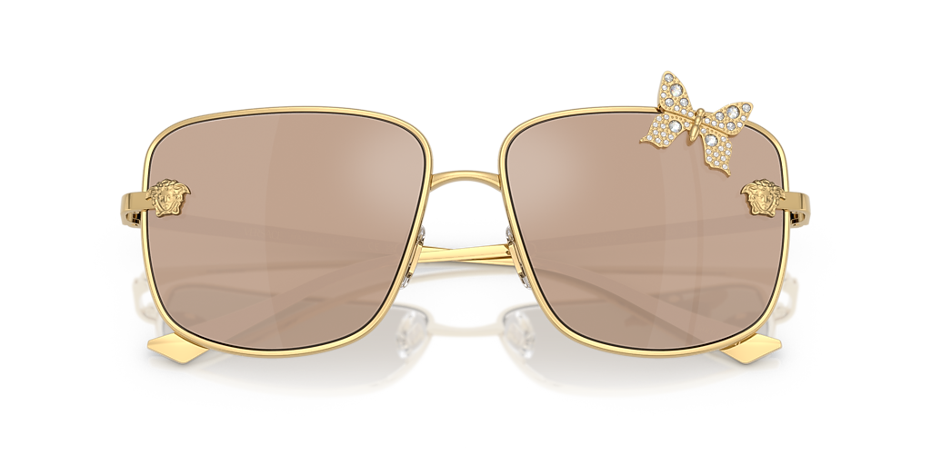 Versace VE2282 XL (59 - 15) with Gold lenses and Gold frame