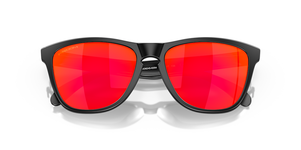 Oakley Frogskins™ (Low Bridge Fit) XL (54 - 17) with Orange lenses