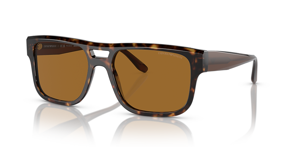 Emporio Armani EA4197 L (57 - 18) with Brown lenses and Tortoise