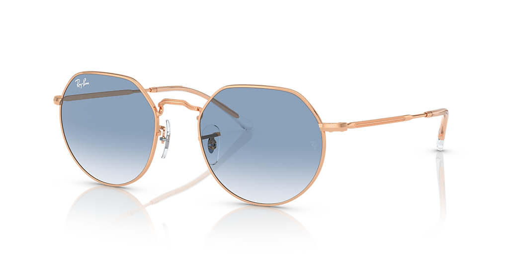 Ray-Ban Jack M (51 - 20) with Blue lenses and Pink frame