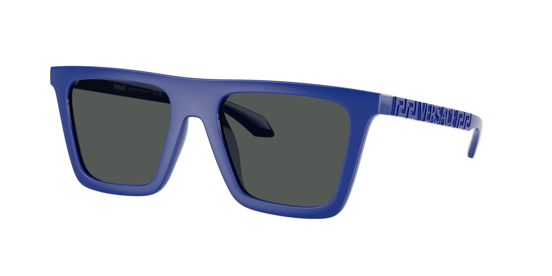 Versace Man Sunglass VE4468U -  Frame color: Full Blue, Lens color: Dark Grey