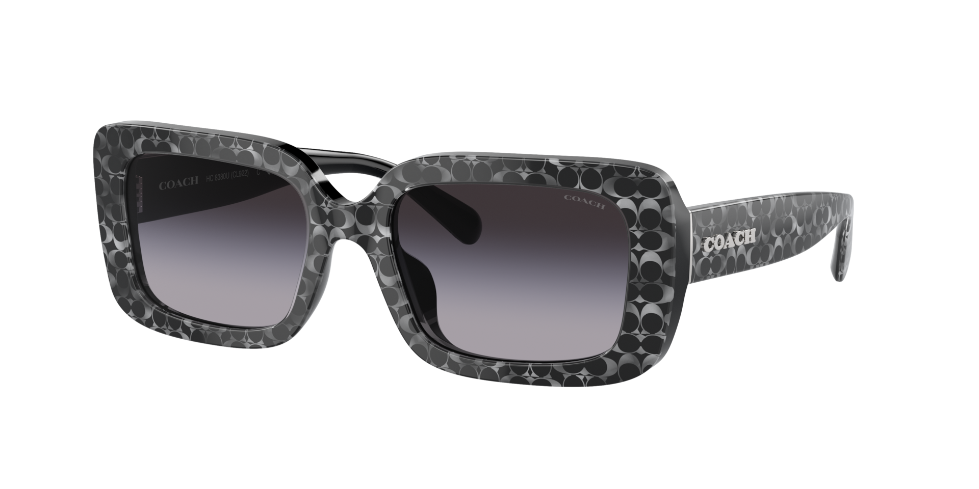 Coach Femme Sunglass CL922 - Couleur du Monture Gris perle signature C Couleur de Lentille Dgrad Gris 74 €