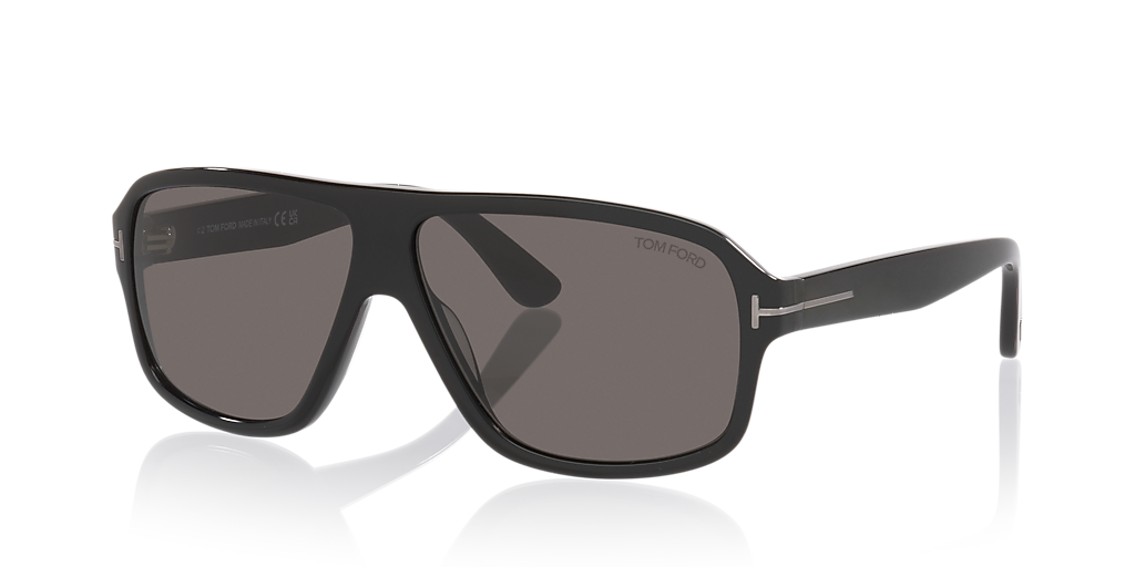 Tom Ford William-02 XXL (63 - 11) with Grey lenses and Black frame