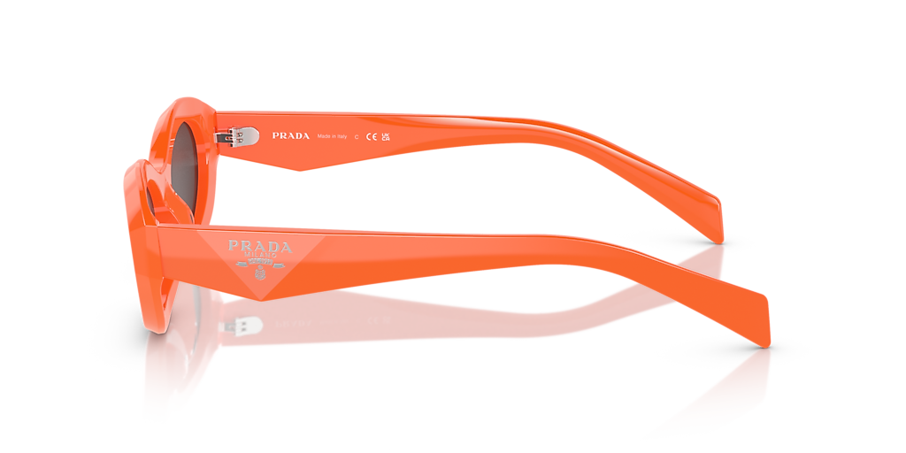 Prada PR 26ZS M (55 - 16) with Grey lenses and Orange frame