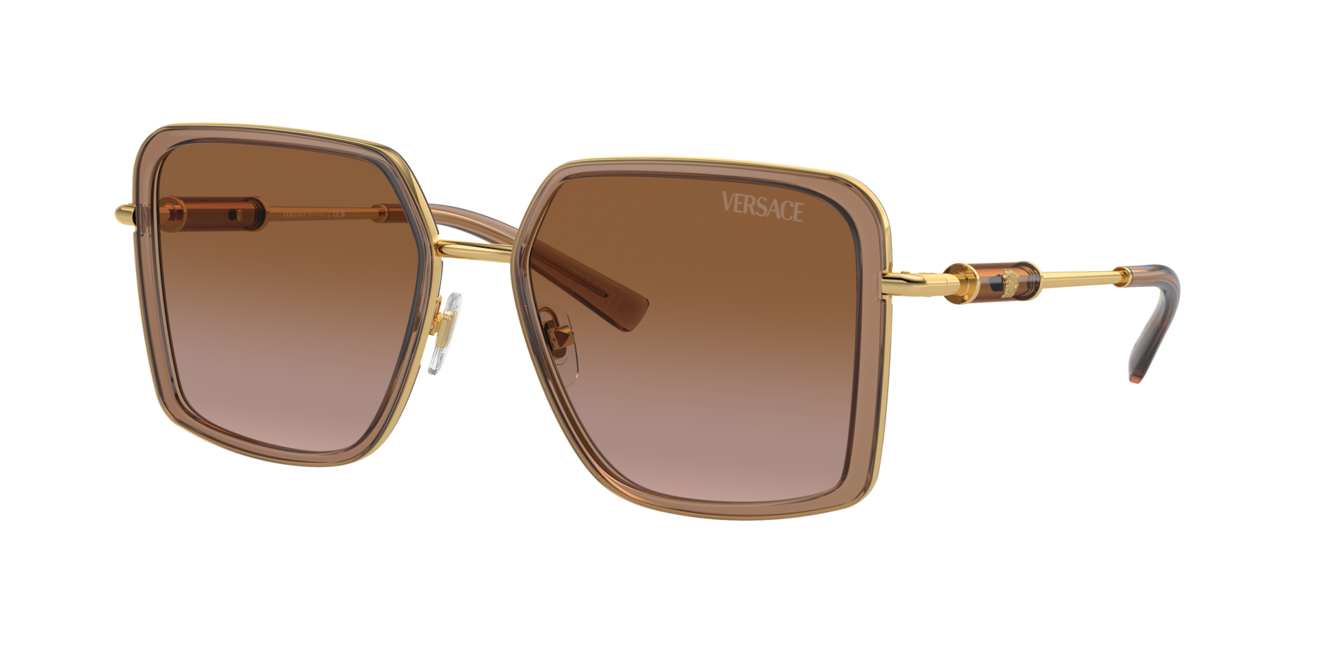 Versace VE2261 XXL (56 - 18) with Brown lenses and Brown frame