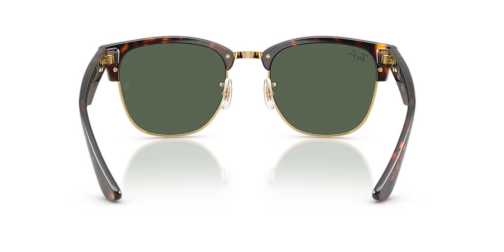 Ray-Ban Clubmaster Reverse S (51 - 21) with Green lenses and