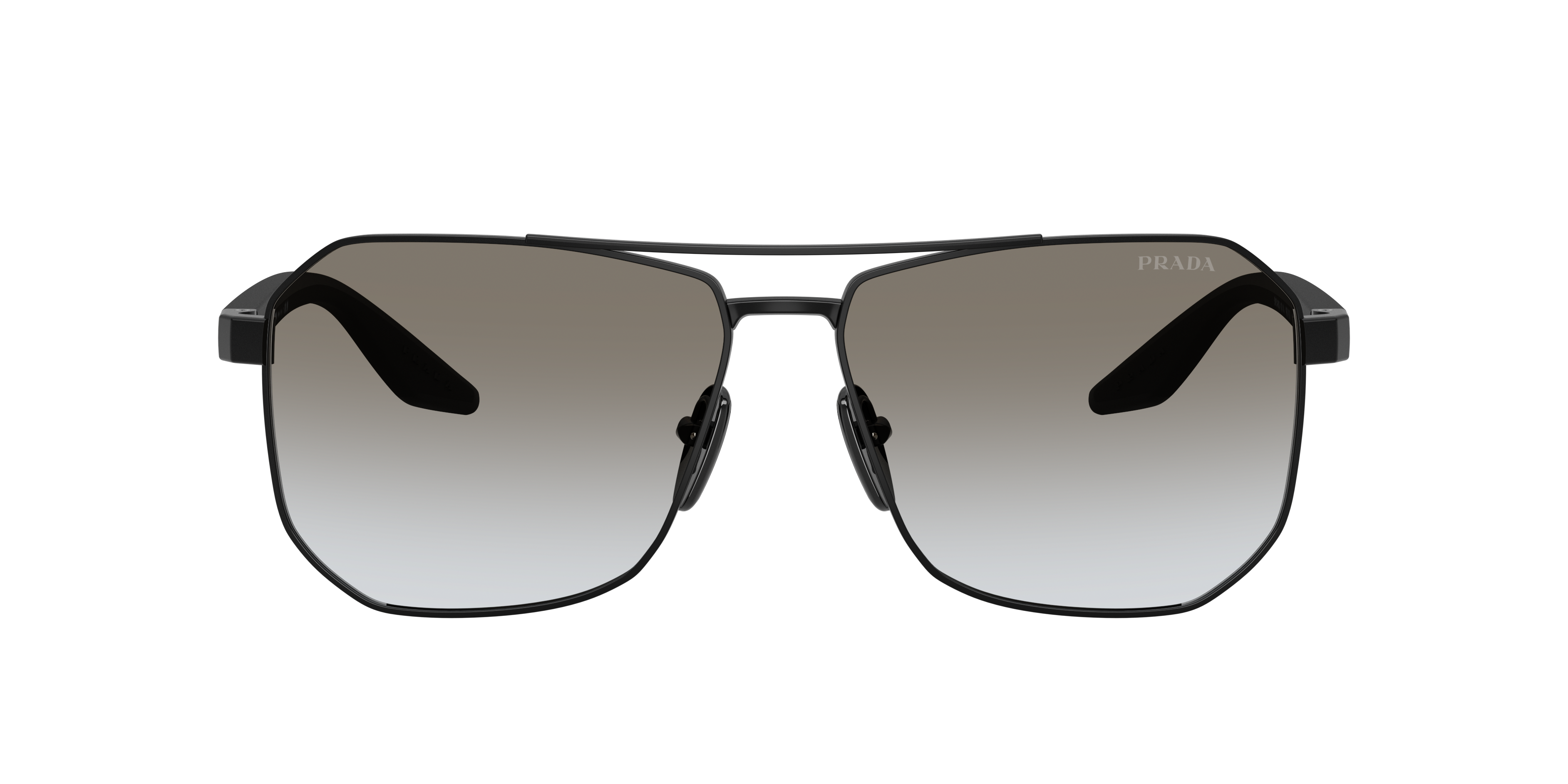Prada Linea Rossa PS A53S XXL (62 - 14) with Grey lenses and Black